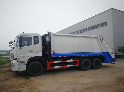 榆林東風天錦壓縮垃圾車 車輛物流的綠色動力